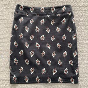 LOFT Outlet Printed Pencil Skirt, EUC, 0P